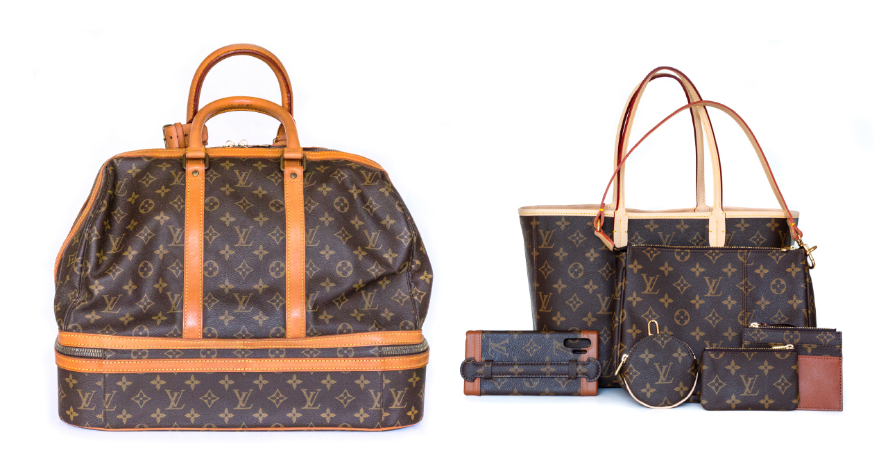 包包改造｜LV Sport Bag 運動袋變成 Goyard 托特包與手機殼